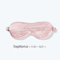 ZASILK | 12 Constellation Pink Silk Sleep Mask, 22 Momme Luxury Eye Mask