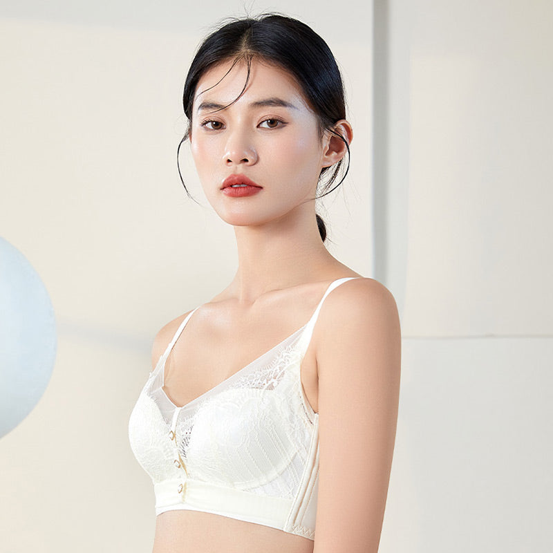 ZASILK | 100% Silk Lace Bra, for Comfort and Elegance