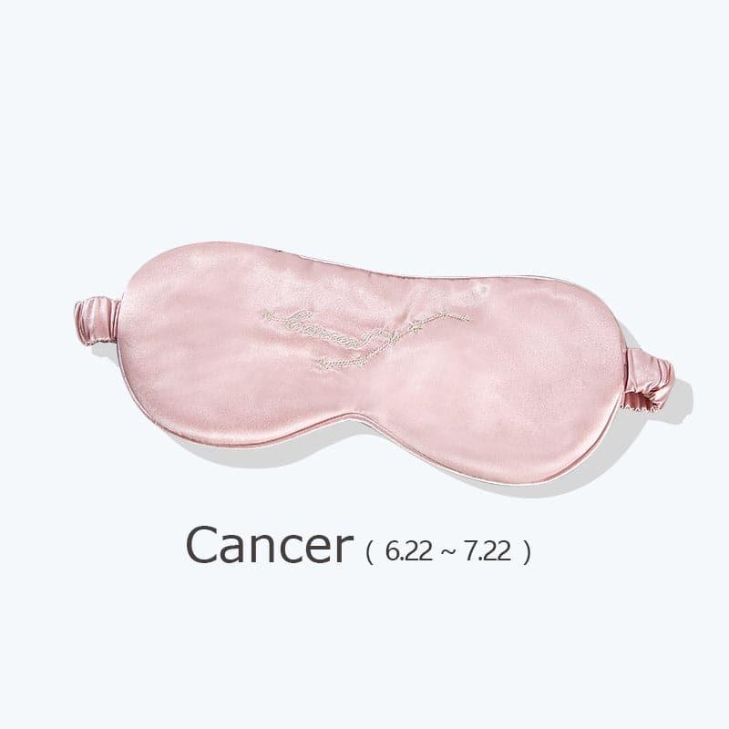 ZASILK | 12 Constellation Pink Silk Sleep Mask, 22 Momme Luxury Eye Mask