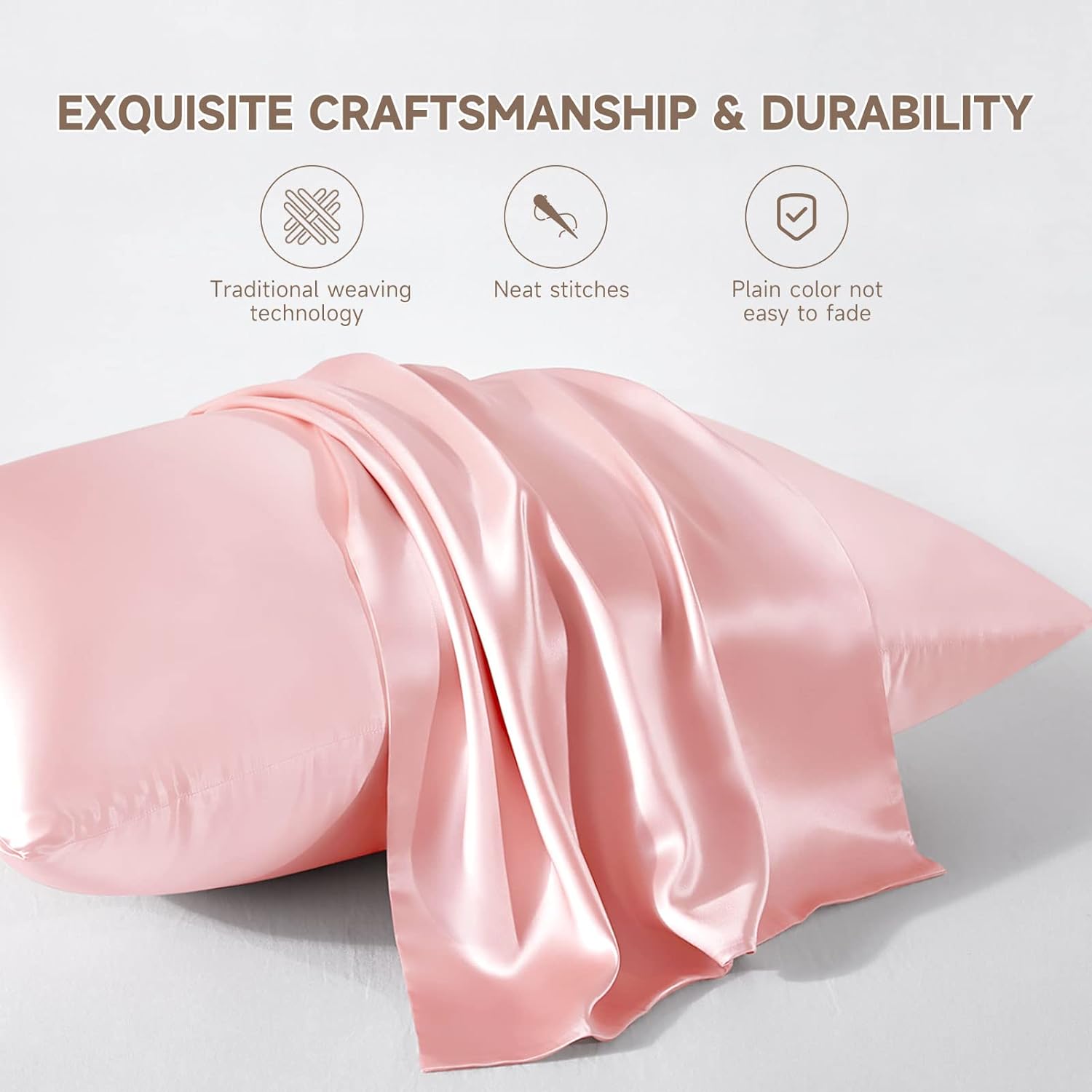 100% Pure Silk Pillowcase by ZASILK - The Next Step in Sleep Luxury