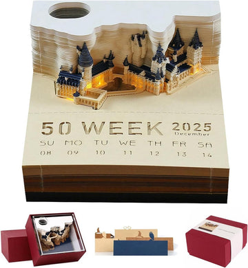 Hogwarts Castle 3D Calendar Pro