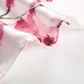 silk scarf-silk scarf for women-silk scarves-silk chiffon-silk head scarf-Floral Scarf