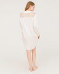 ZASILK | 22 Momme Silk Lace Nightshirt, Luxury Mulberry Silk